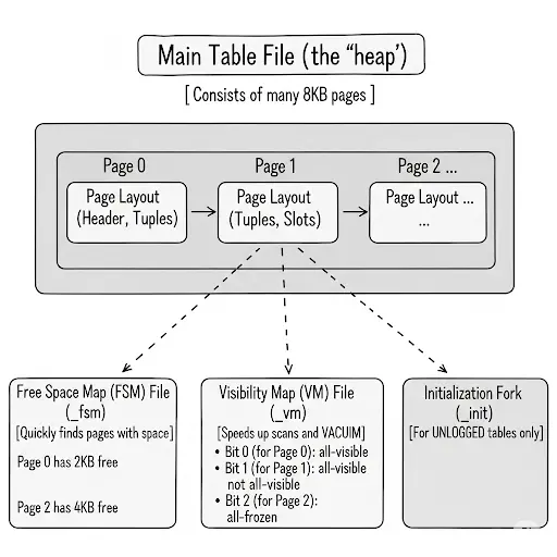 Main Table File 'heap'